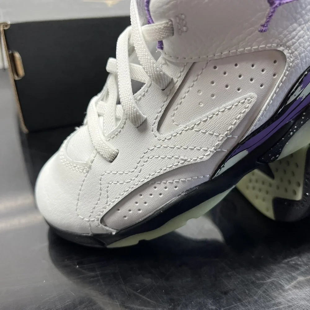 Nike Jordan JUMPMAN MVP (TD) Toddler Size 6 C Summit White Black Raspberry
